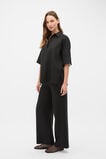 Core Linen Waisted Pant  Black  hi-res