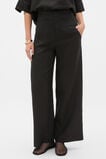 Core Linen Waisted Pant  Black  hi-res