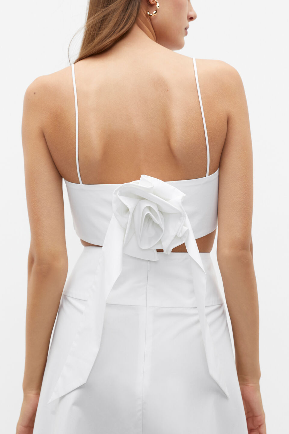 Rosette Balconette Top  Whisper White