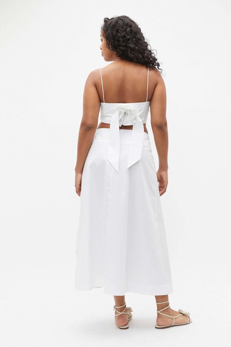 Rosette Balconette Top  Whisper White