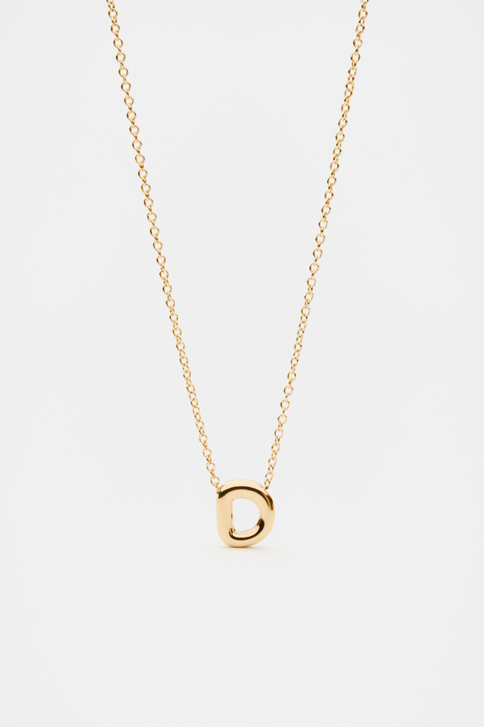 Bubble Letter Necklace  D