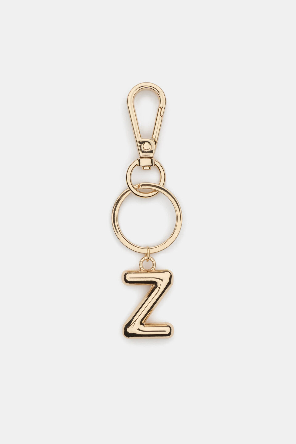 Gold Initial Keyring  Z