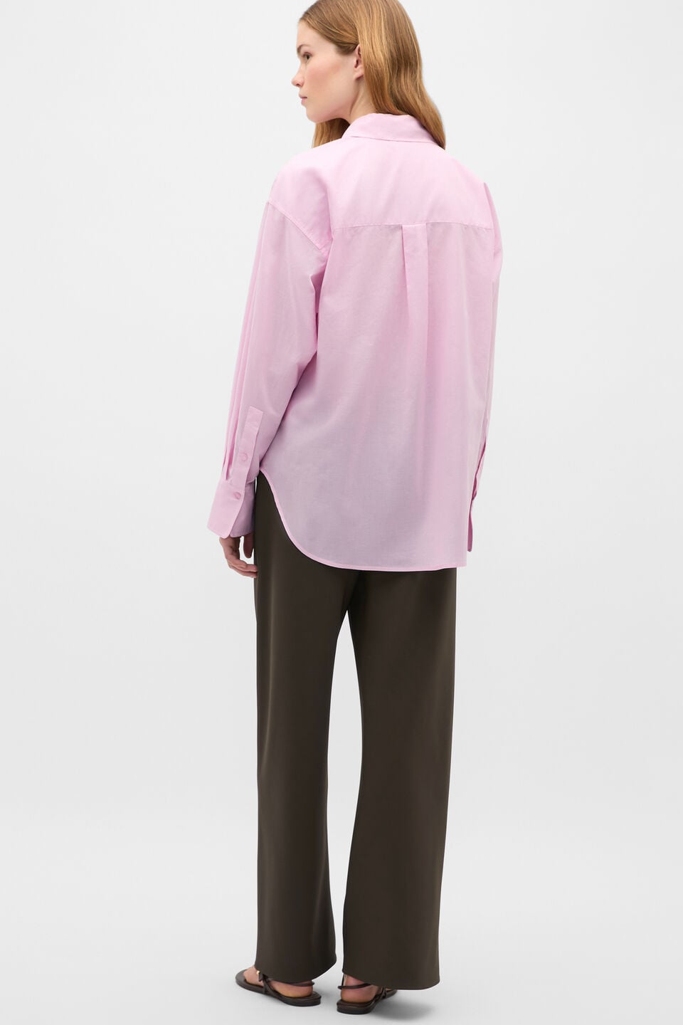 Lightweight Cotton Classic Shirt  Petal Pink