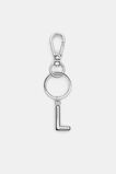 Silver Initial Keyring  L  hi-res