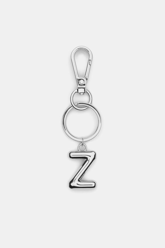 Silver Initial Keyring  Z  hi-res