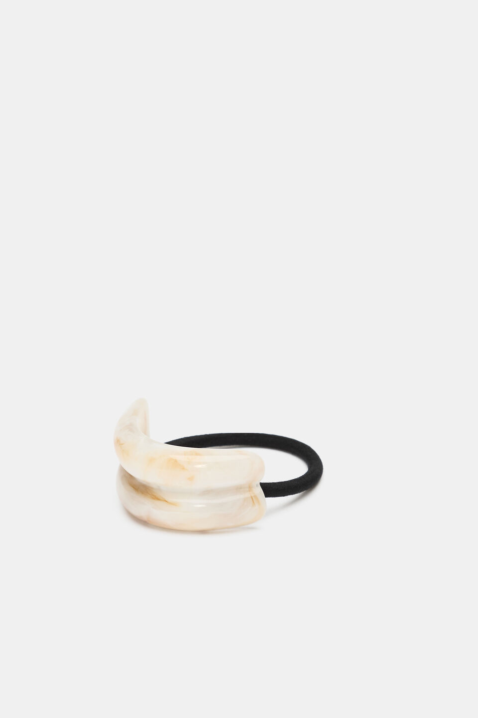 Resin Pony Holder  Cream