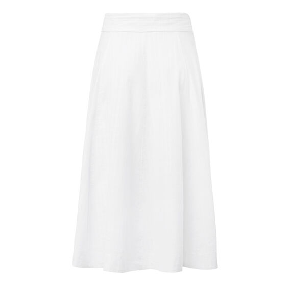 front tie maxi skirt