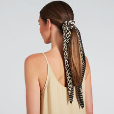 Pleated Square Neck Scarf OCELOT hi-res