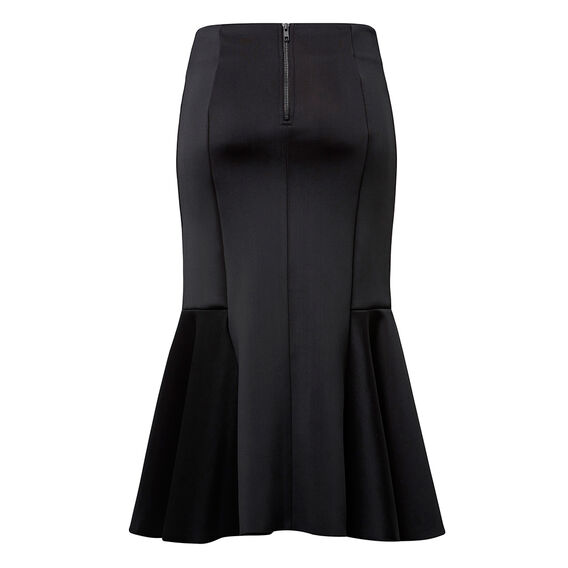 Frill Hem Midi Skirt