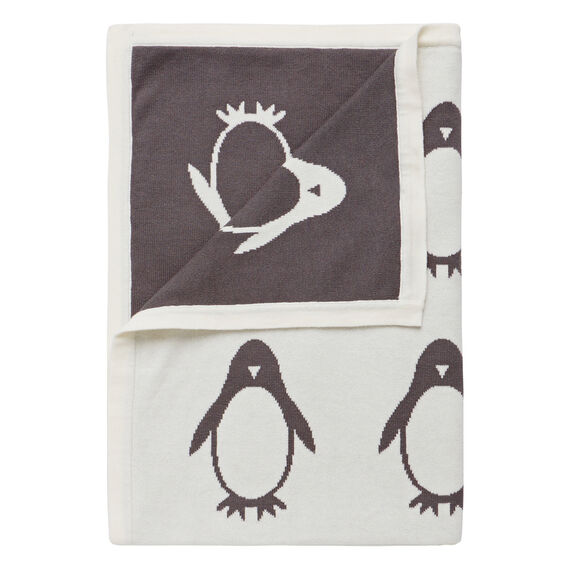 Penguin Knit Blanket