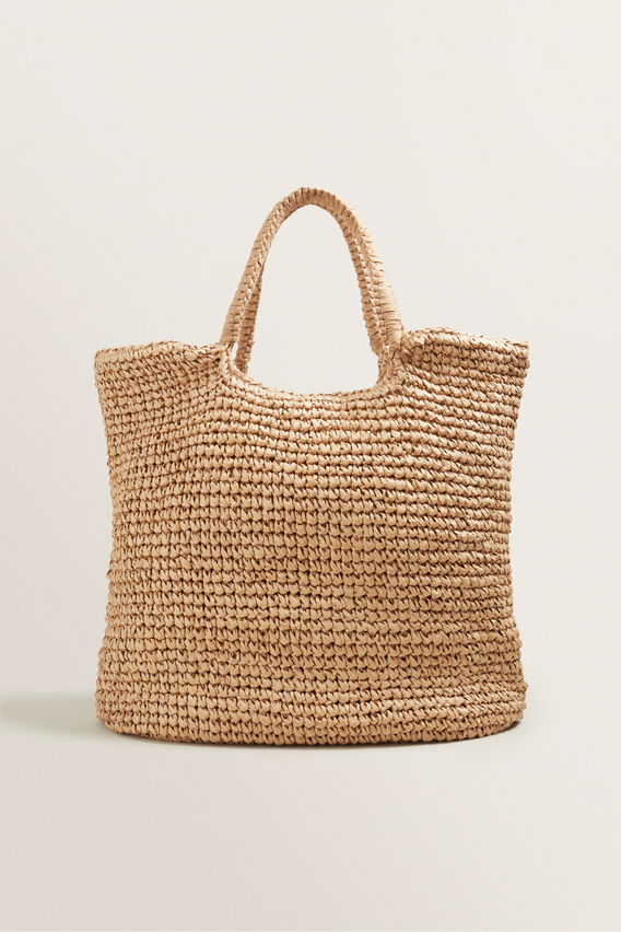 Oversized Straw Beach Bag