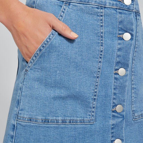 Patch Pocket Denim Mini