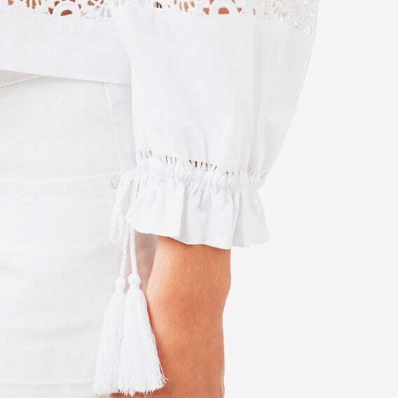 Ladder Lace Trim Top