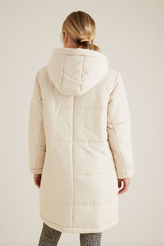Longline Puffer Jacket