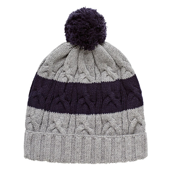 alo cable knit beanie