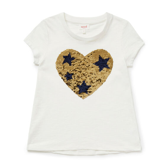 flip sequin heart shirt