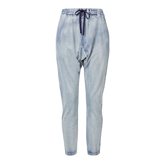Denim Skinny Harem Pant