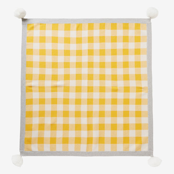 Gingham Knit Blanket