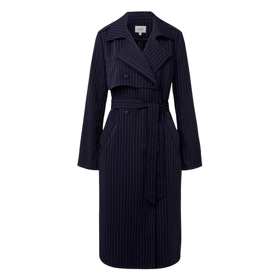 Pinstripe Trench