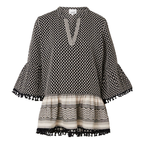 Patterned Tassel Top Seed Heritage