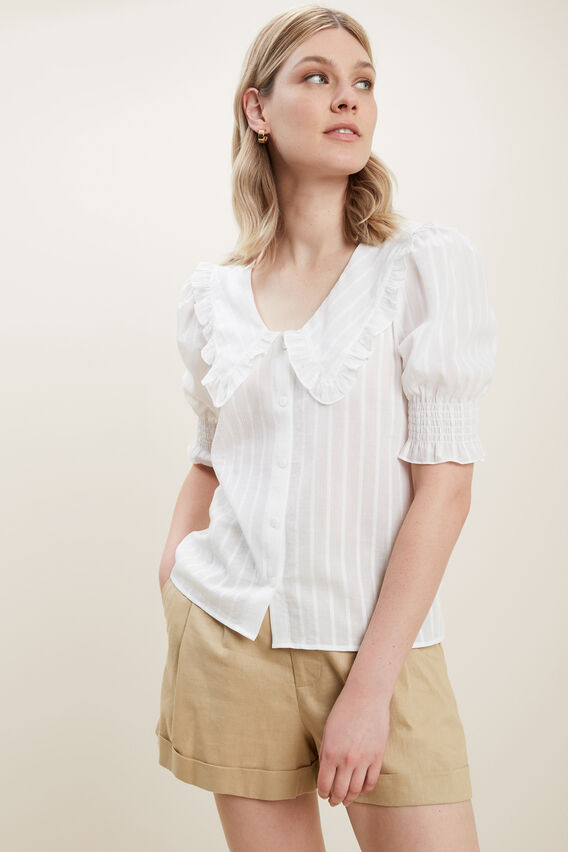 vintage collar blouse