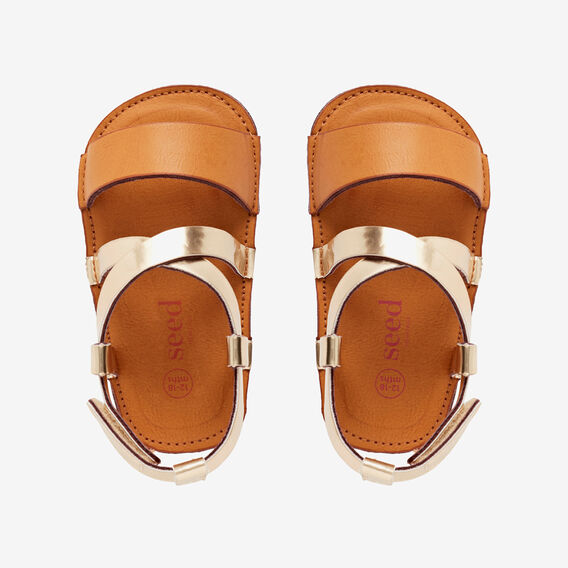 tan jeweled sandals