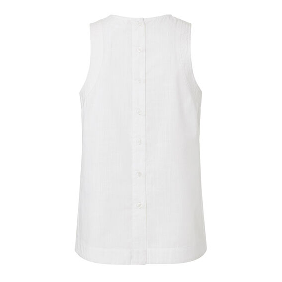 Broderie Button Tank | Seed Heritage
