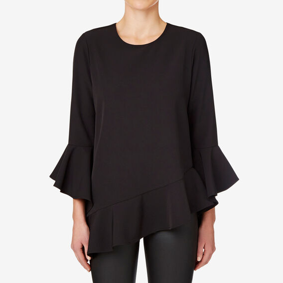 Asymmetric Frill Top | Seed Heritage