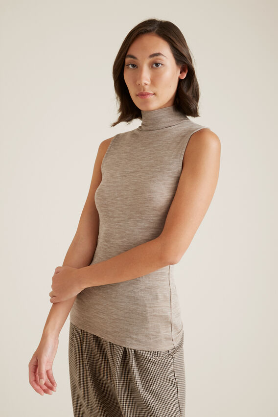 Sleeveless Knit Top Seed Heritage
