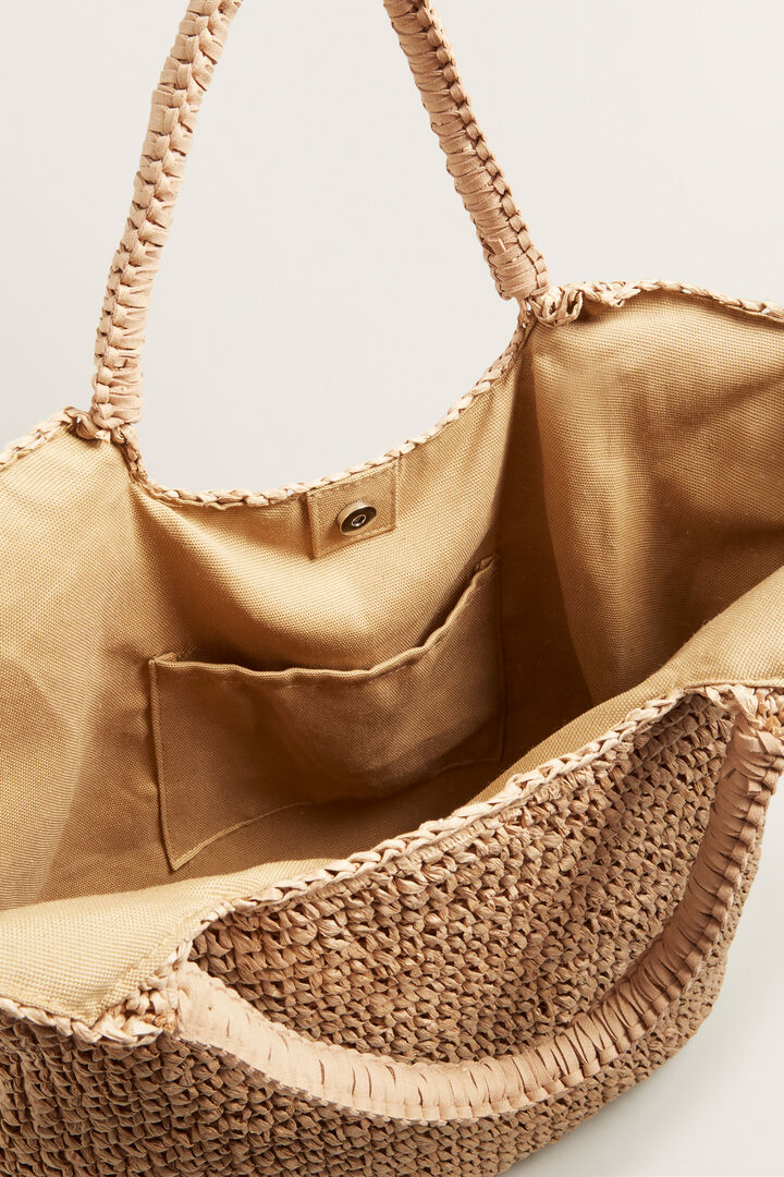 oversized straw clutch