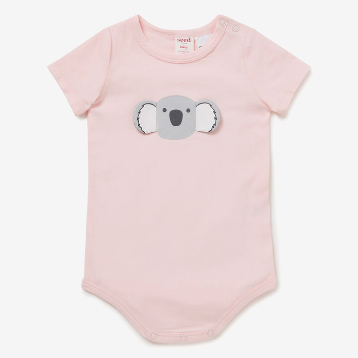 Koala Applique Bodysuit Seed Heritage