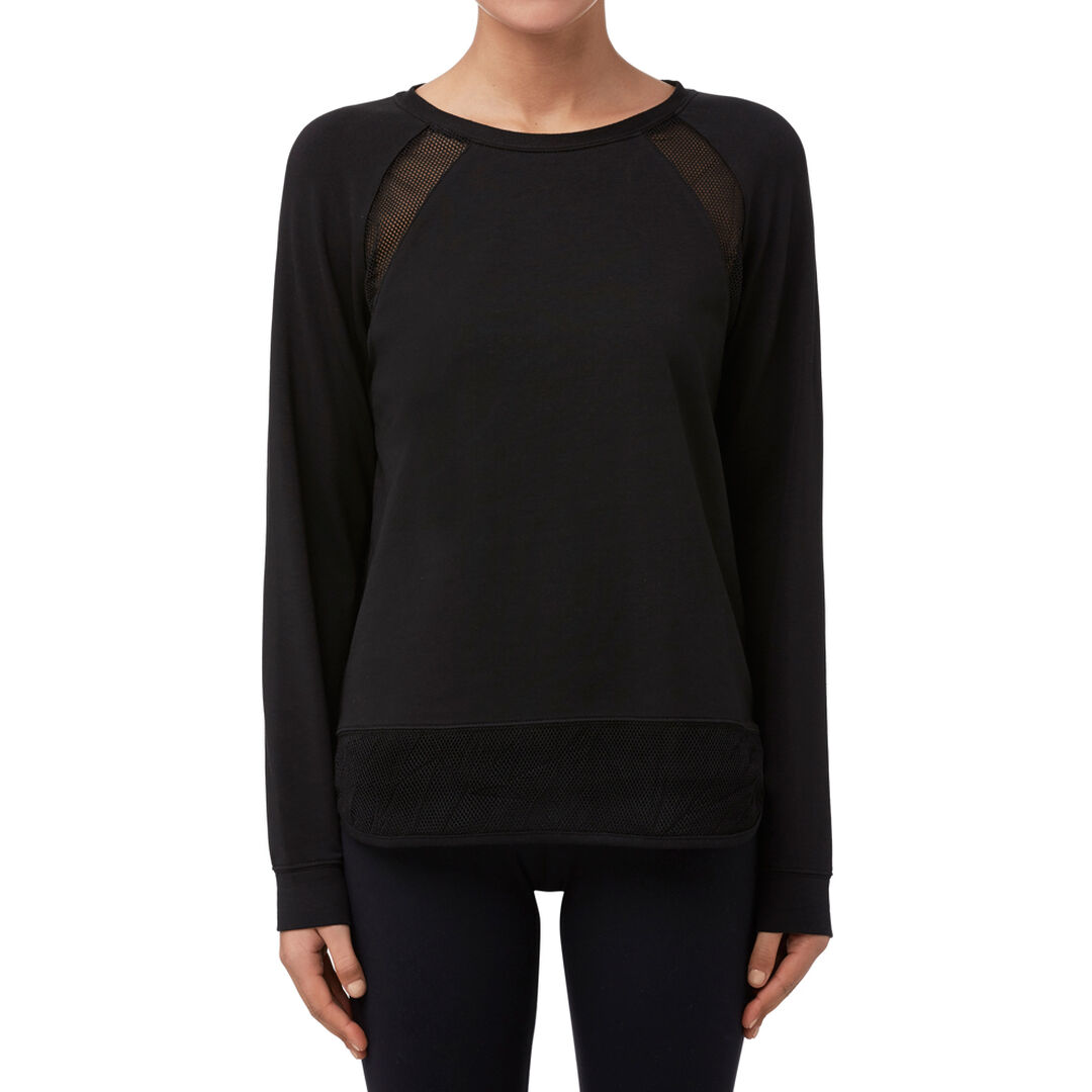 mesh long sleeve top men