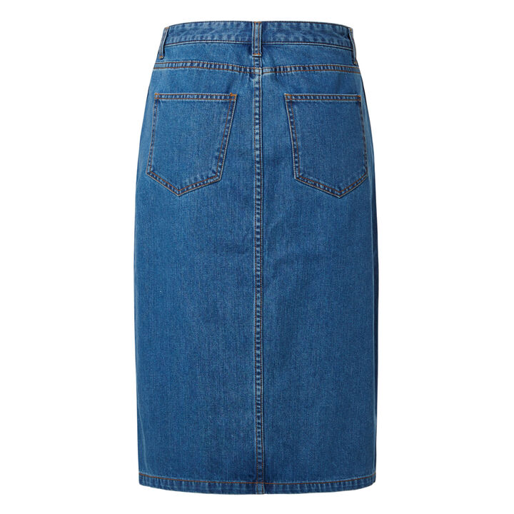 Denim Patch Pocket Skirt | Seed Heritage