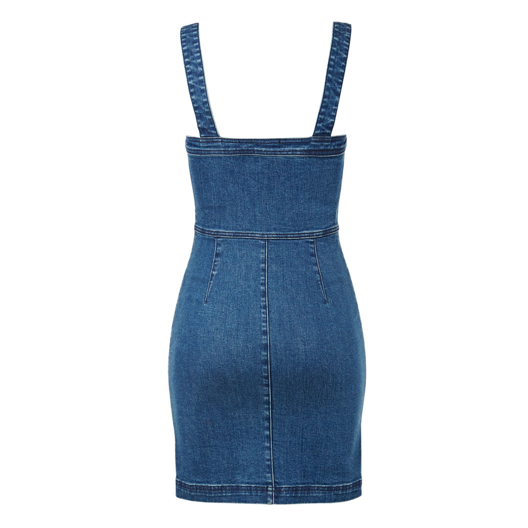 Denim Zip Up Dress Seed Heritage