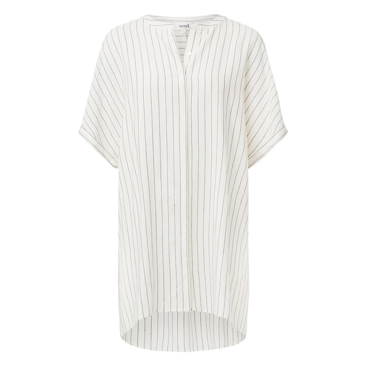 Stripe Longline Shirt Seed Heritage