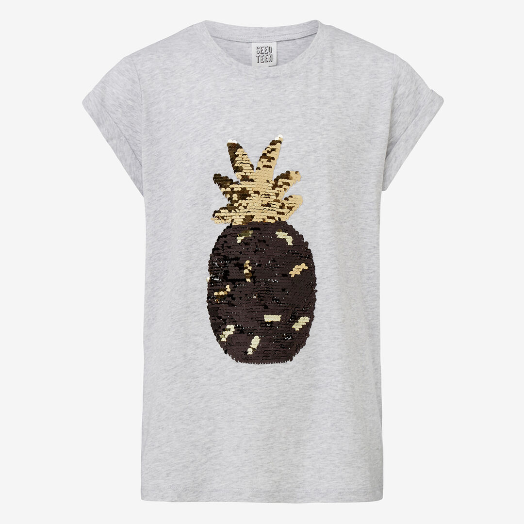 sequin pineapple shirt