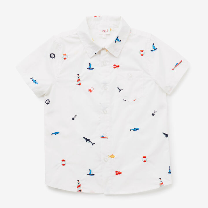 Embroidered Shirt | Seed Heritage