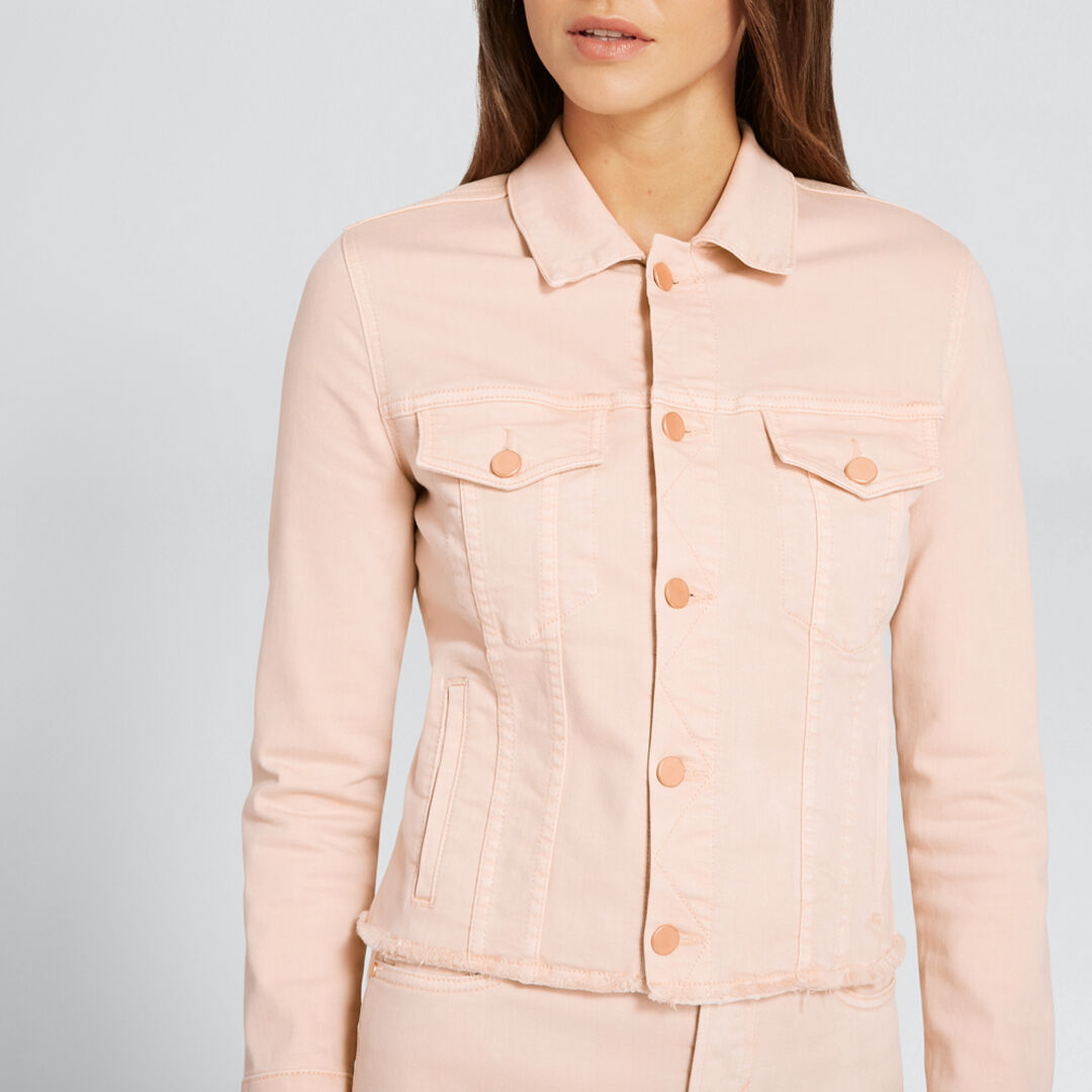 FrayedHem Denim Jacket Seed Heritage