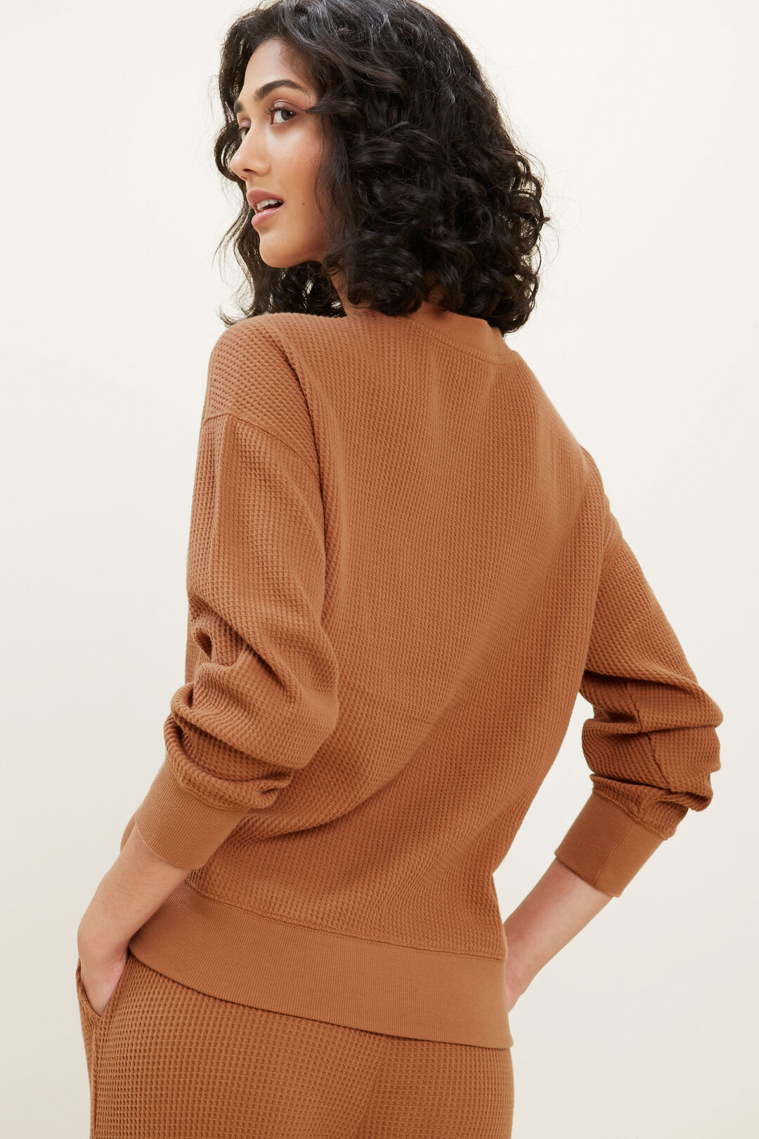 Waffle Sweater Seed Heritage