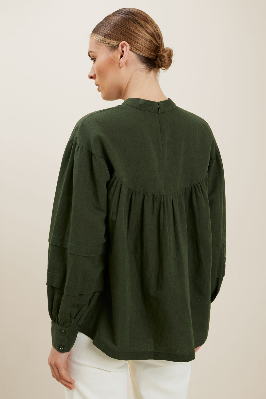 Linen Blend Blouse Seed Heritage