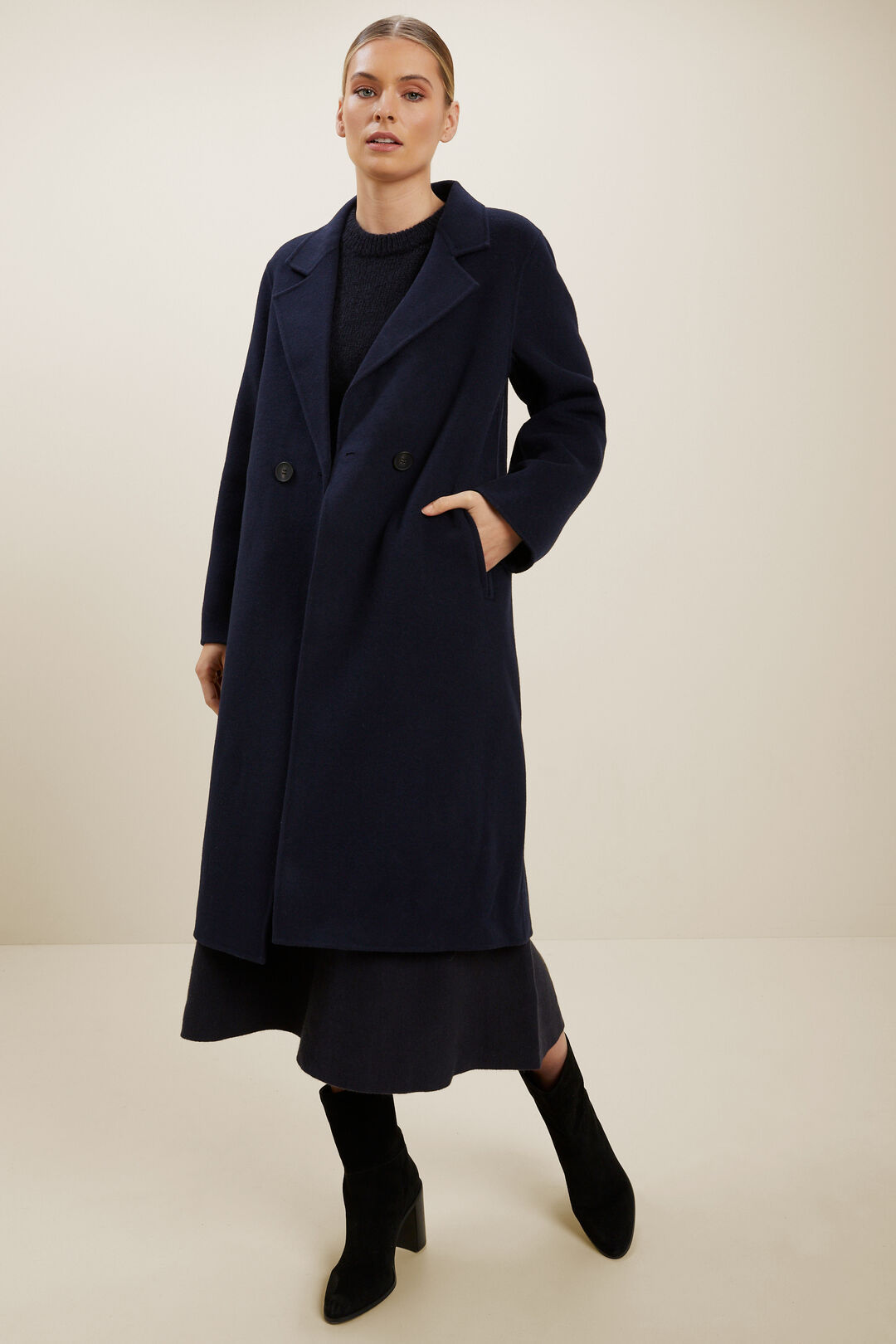Wool Longline Coat Seed Heritage