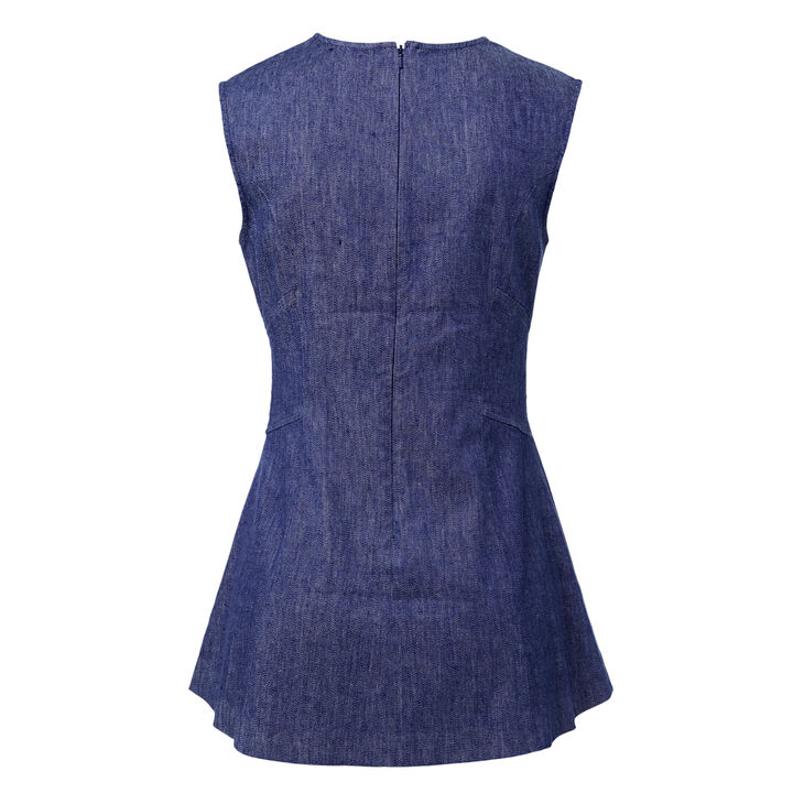 Denim Twill Sleeveless Top Seed Heritage