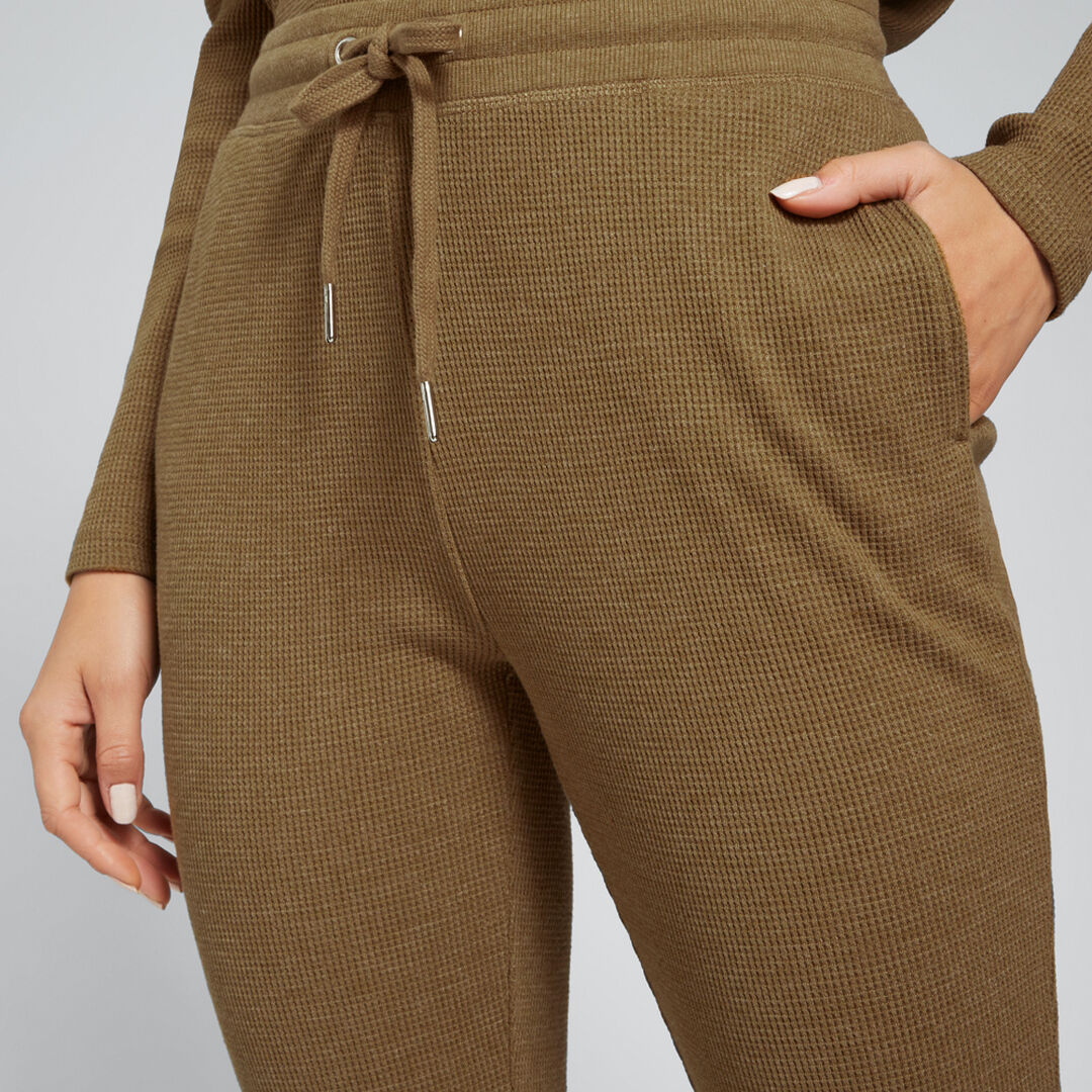 waffle track pants