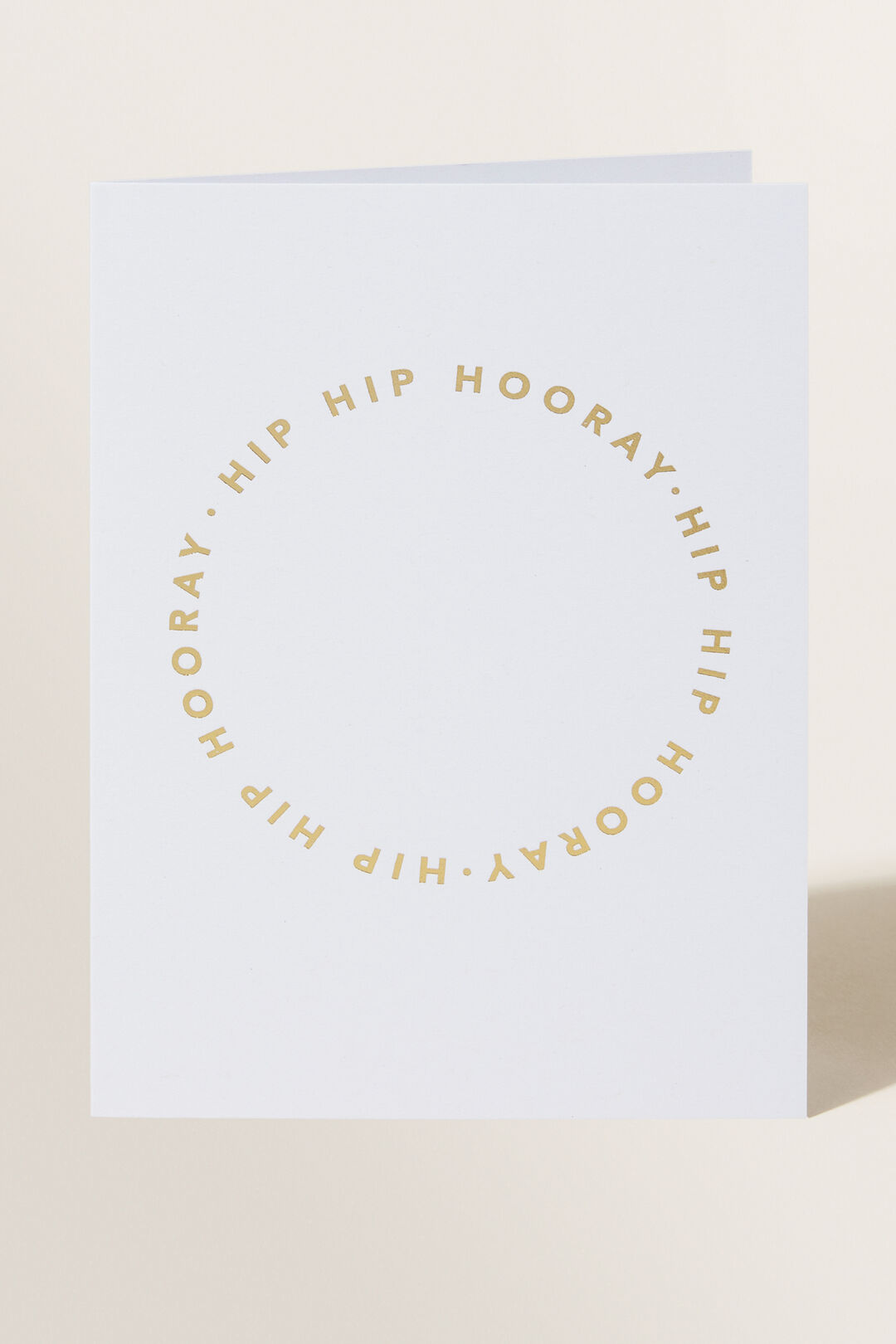 Greeting Card  Hip Hip Hooray  hi-res