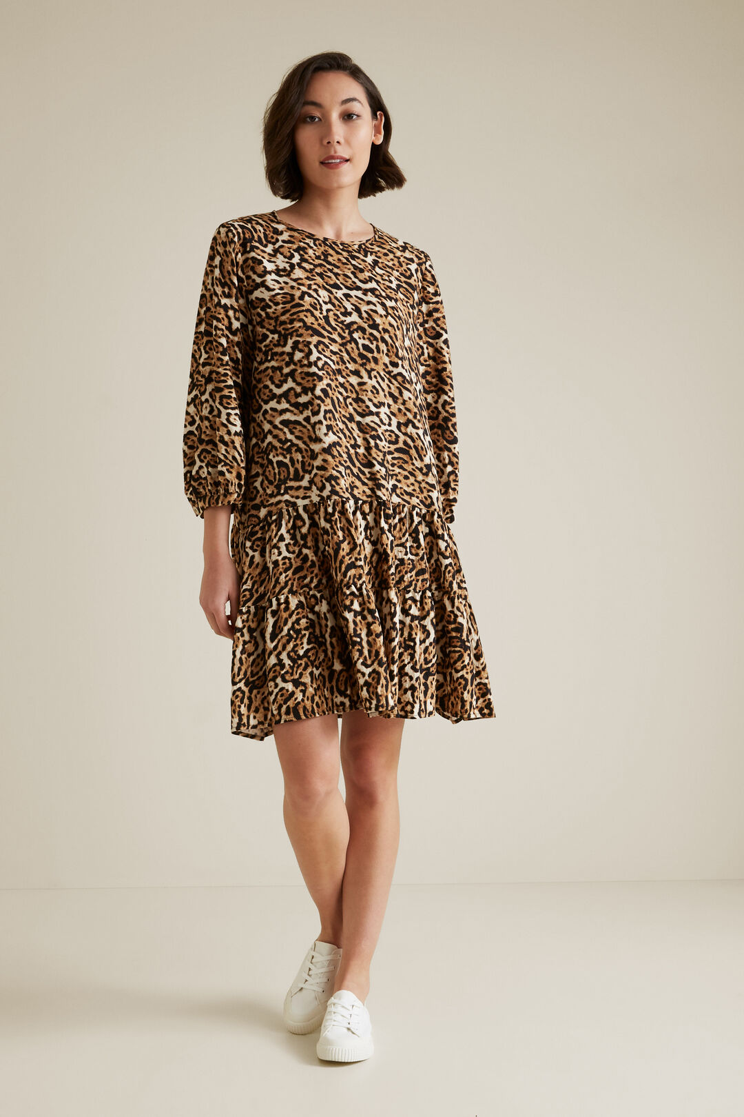Leopard Swing Dress    hi-res
