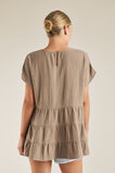 Tiered Cheesecloth Top    hi-res