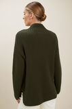 Merino Wool Rib Sweater  Basil  hi-res