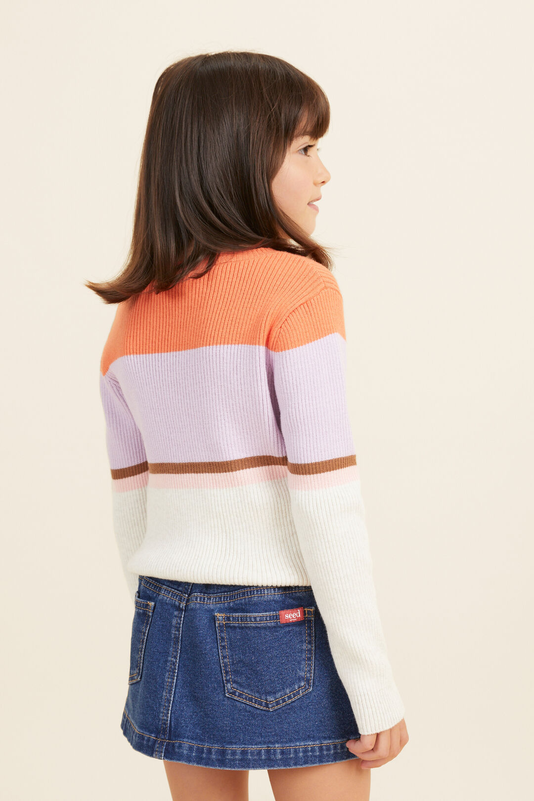 Colourblock Sweater  Multi  hi-res