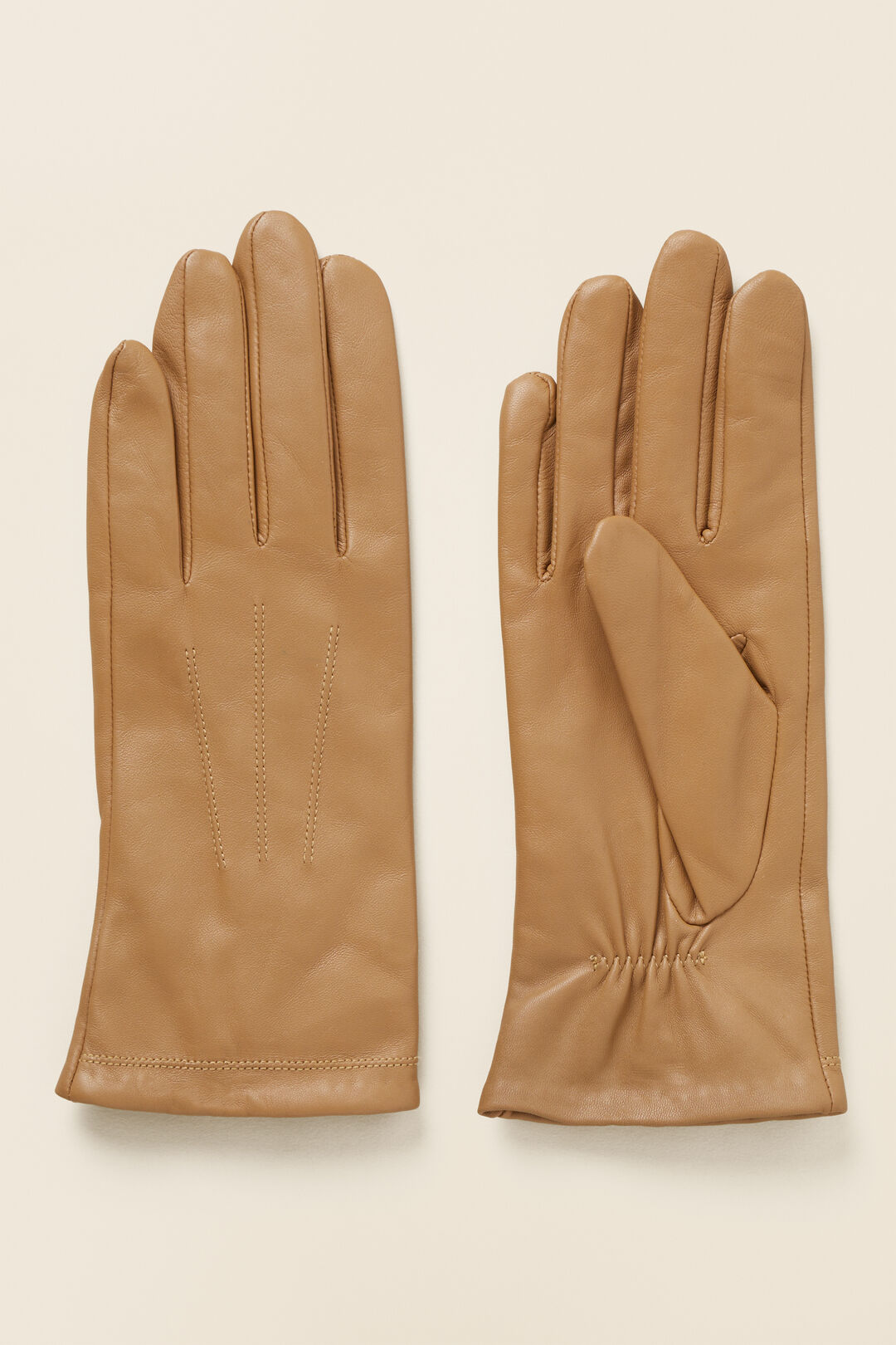 Leather Gloves  Deep Chai  hi-res