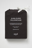 Alba Euro Pillowcase  Charcoal  hi-res